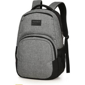 Aspensport School Backpack Fit 15.6 Lightweight Casual Daypack Water Repellent